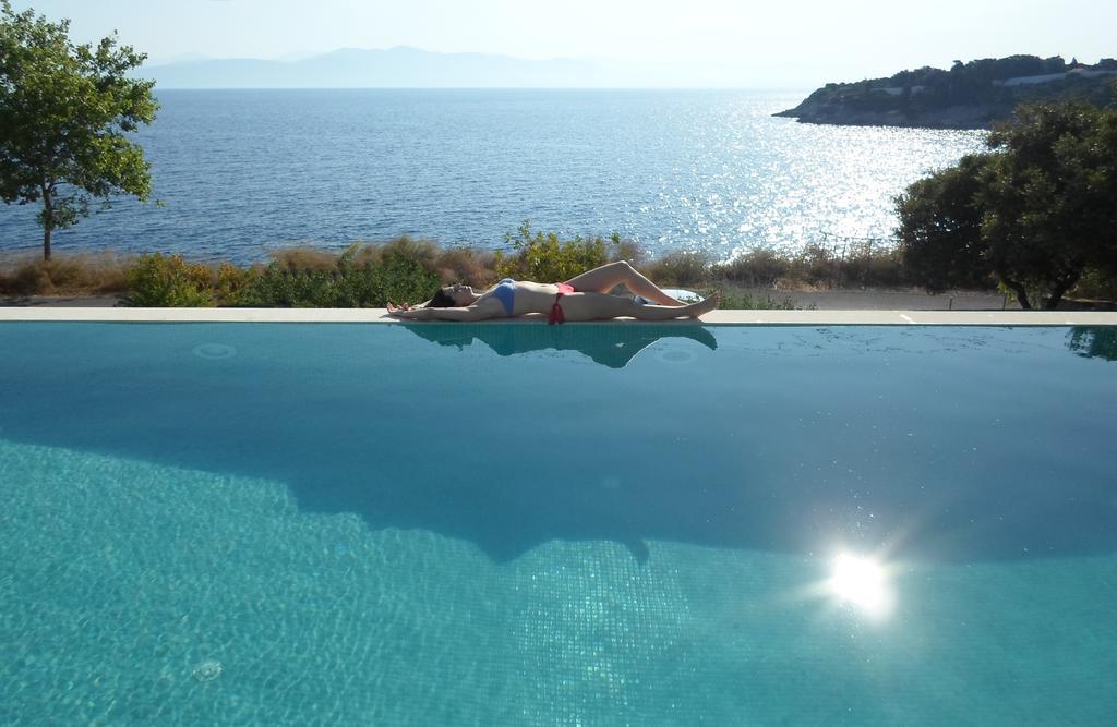 Villa Terra Del Nonno With Sea Views & Pool 盖奥斯 客房 照片