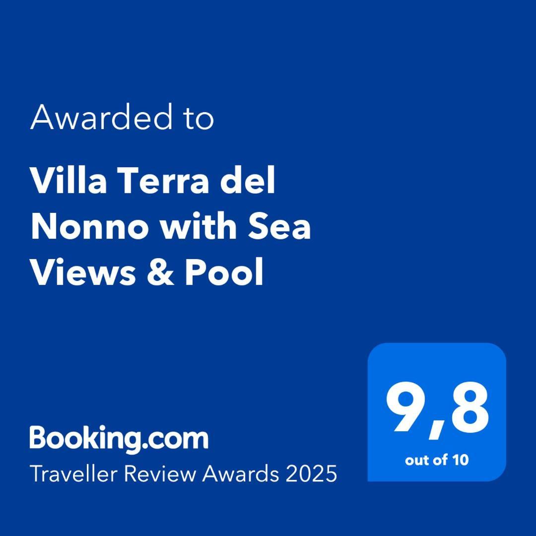 Villa Terra Del Nonno With Sea Views & Pool 盖奥斯 外观 照片